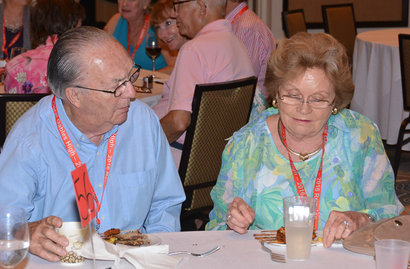 Friday, Karl Smiley ’55 and Charlotte Stoker ‘56