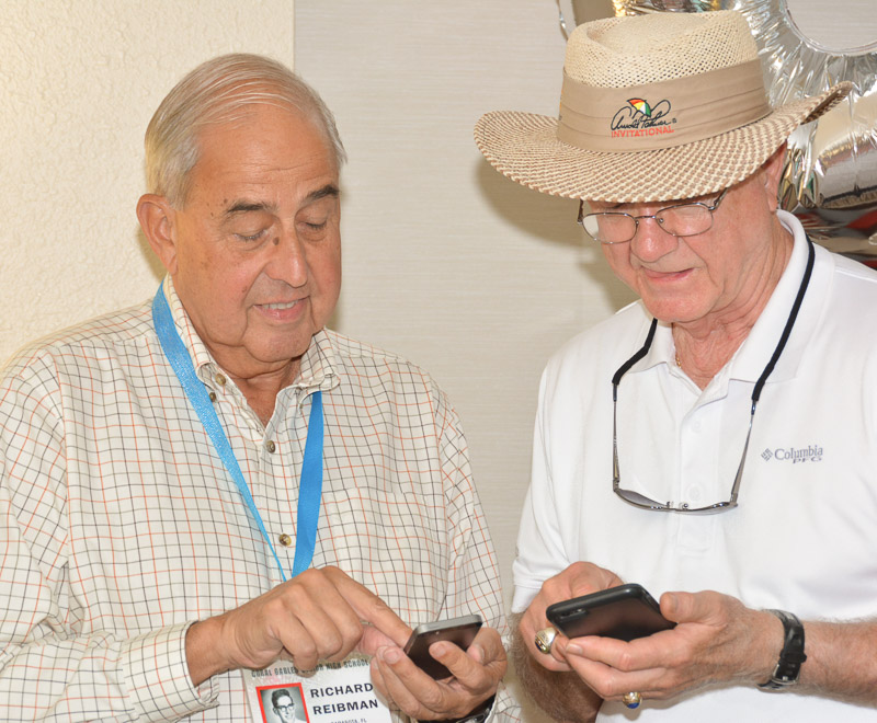 Richard Reibman and Tony Clinger, Saturday